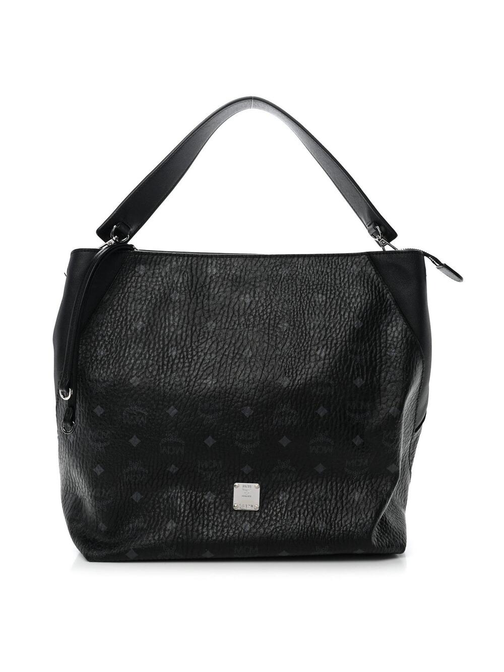 Mcm Visetos Large Klara Hobo Black #330756M35B